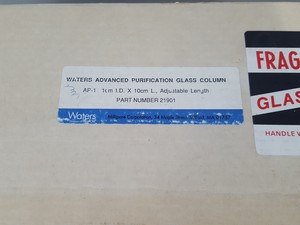 Thumbnail image of 3x Waters Chromatography Columns. 2 x AP-1 P/N:21901, 1 x AP-2 P/N:27501 Lab