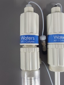 Thumbnail image of 3x Waters Chromatography Columns. 2 x AP-1 P/N:21901, 1 x AP-2 P/N:27501 Lab