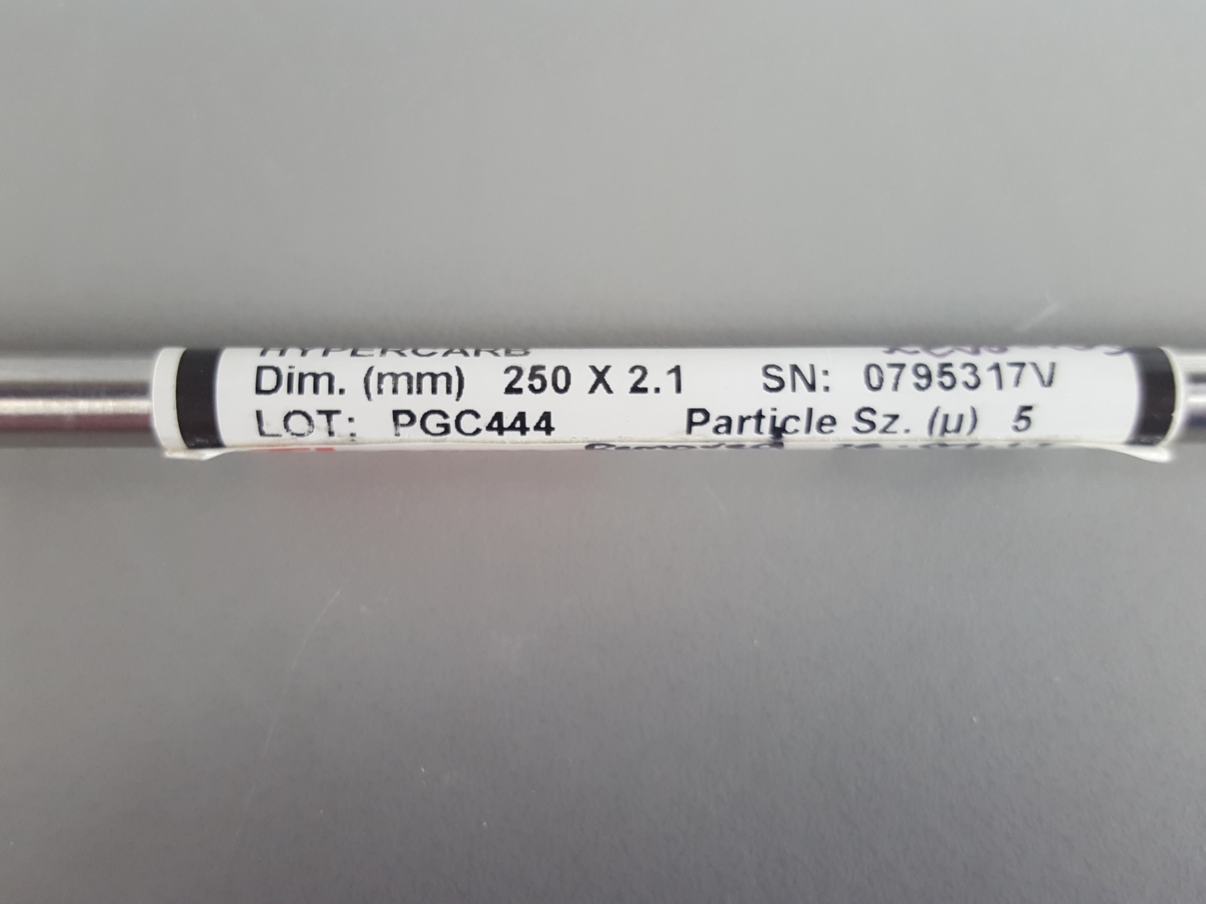 Image of 2x Thermo Scientific Hypercarb 250 x 2.1mm 5u HPLC Columns PN 35005-252130 Lab