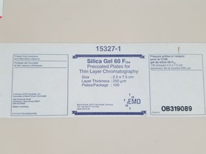 Thumbnail image of Sigma-Aldrich Z292982-1PAK TLC Plate 250um layer, 2.5 x 7.5cm Lab