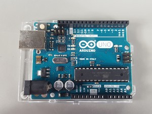 Thumbnail image of Arduino Uno R3 & TinkerKit Sensor Shield Boards