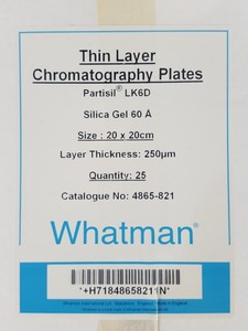Thumbnail image of 14x Whatman Thin Layer Chromatography Plates 20 x 20cm 4865-821 Lab