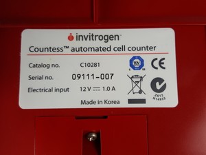 Thumbnail image of Invitrogen C10281 Countess Automated Cell Counter Lab