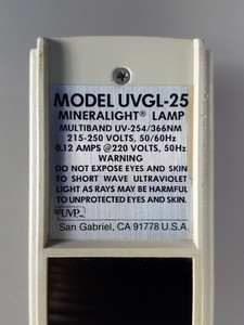 Thumbnail image of UVP UVGL-25 Compact Mineralight Ultraviolet Handheld Lamp