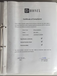 Thumbnail image of Shimadzu RF-10AXL Fluorescence Detector Dionex FR2000 PN 5057-0020 Lab