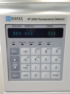 Thumbnail image of Dionex RF-2000 Fluorescence Detector P/N 5057-0020 Lab HPLC