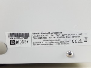 Thumbnail image of Dionex RF-2000 Fluorescence Detector P/N 5057-0020 Lab HPLC