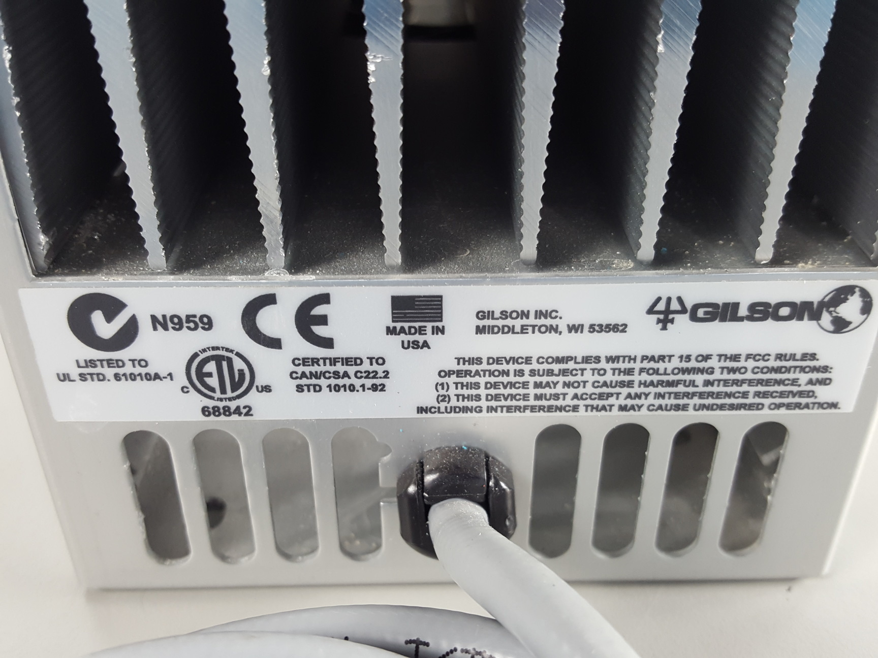 Image of Gilson 853 Peltier Heating & Cooling Rack Lab