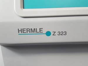 Thumbnail image of Hermle LaborTechnik Z 323 Centrifuge + 220.72 V04 5000rpm Bucket Rotor 15mL Lab