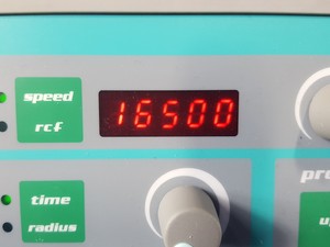 Thumbnail image of Hermle LaborTechnik Z 323 Centrifuge + 220.72 V04 5000rpm Bucket Rotor 15mL Lab