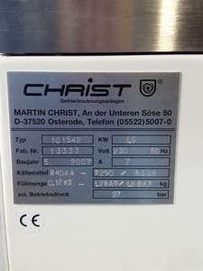 Thumbnail image of Christ Alpha 2-4 LD Plus Freeze Dryer Type 101542
