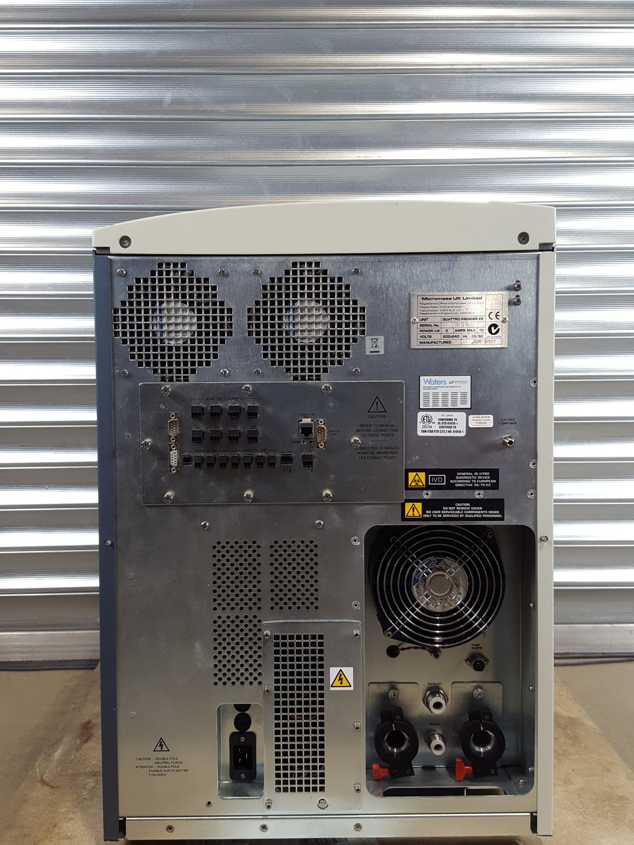 Image of Quattro Premier XE Mass Spectrometer + Edwards 28 Pump Lab