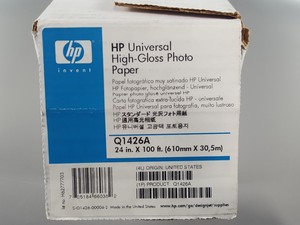 Thumbnail image of HP Q1426A Universal High-Gloss Photo Paper  24" x 100Ft Roll