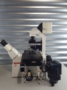 Thumbnail image of Leica DM IRE2 Inverted Fluorescence Microscope + Prior Proscan II, CTR MIC Lab