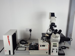 Thumbnail image of Leica DM IRE2 Inverted Fluorescence Microscope + Prior Proscan II, CTR MIC Lab