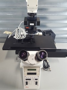 Thumbnail image of Leica DM IRE2 Inverted Fluorescence Microscope + Prior Proscan II, CTR MIC Lab