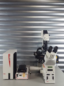 Thumbnail image of Leica DM IRE2 Inverted Confocal Motorised Microscope System Lab