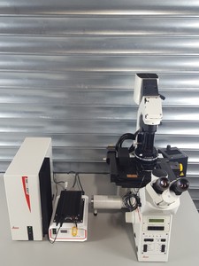Thumbnail image of Leica DM IRE2 Inverted Confocal Motorised Microscope System Lab