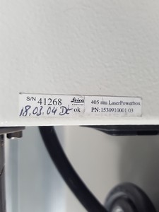 Thumbnail image of Leica 405nm Laser Powerbox. PN: 15309100001 03. Power Supply for Diode Laser Lab