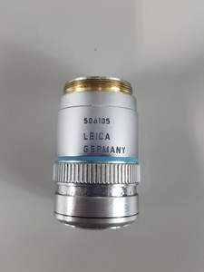 Thumbnail image of Leica Germany 506105. ∞/0.17/E PL APO 40X/1.25-0.75 OIL Objective Faulty