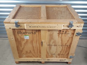 Thumbnail image of Large Wooden Shipping Export Crate 109cm L x 73.5cm W x 87cm D