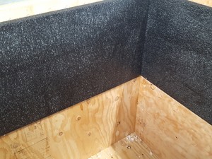 Thumbnail image of Large Wooden Shipping Export Crate 109cm L x 73.5cm W x 87cm D