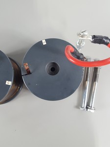 Thumbnail image of Pair of Large Flat Copper Coil Inductors 15.5cm x 11cm 