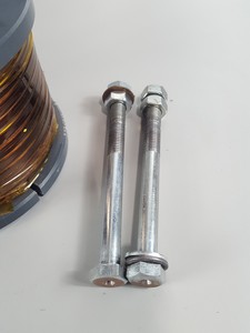 Thumbnail image of Pair of Large Flat Copper Coil Inductors 15.5cm x 11cm 