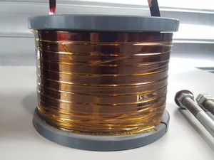 Thumbnail image of Pair of Large Flat Copper Coil Inductors 15.5cm x 11cm 