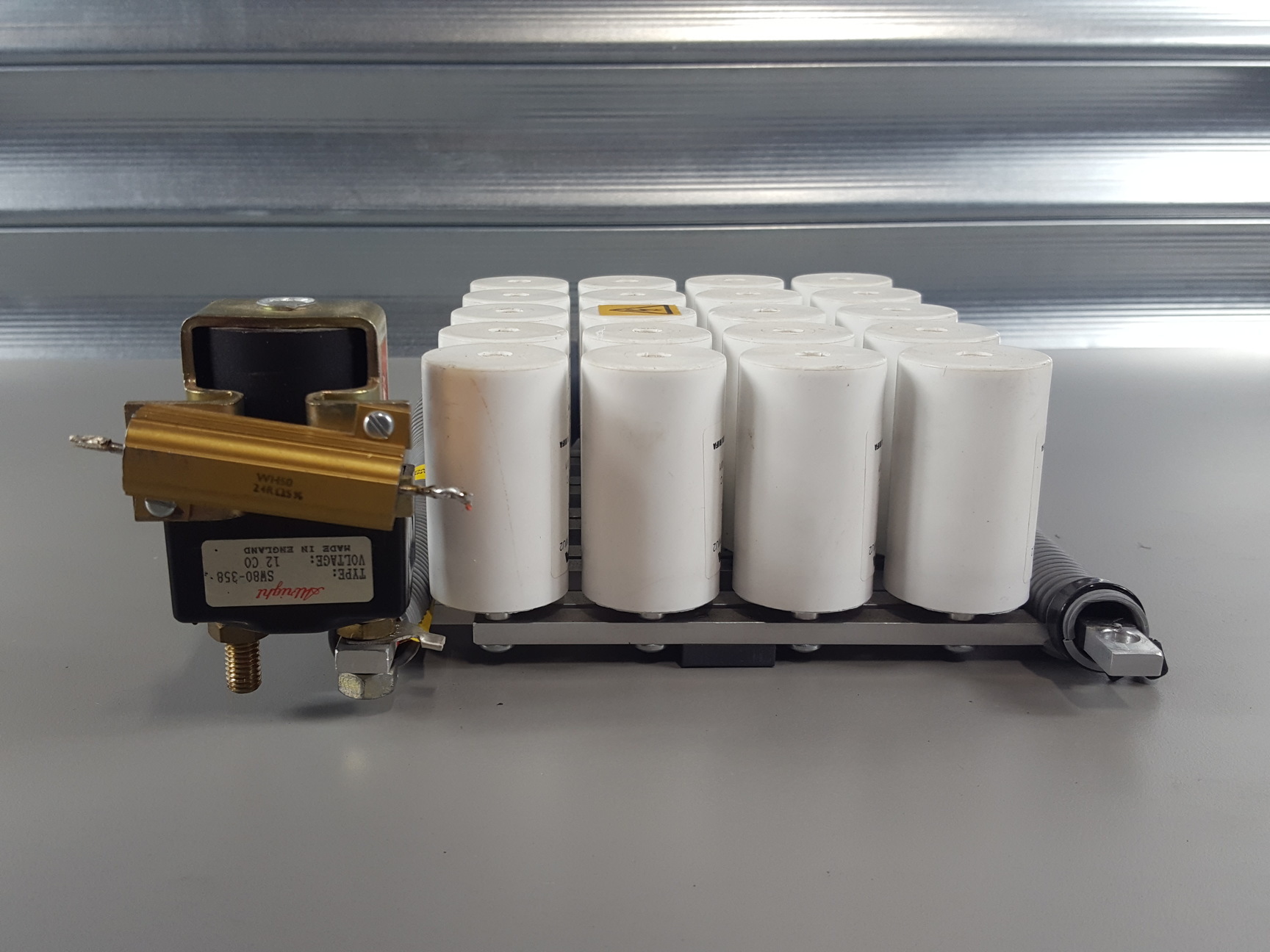 Image of Job Lot Rifa Capacitors, LEM Current Modules, 550AC80 Fuse, SW80-358, LT 200-S, 