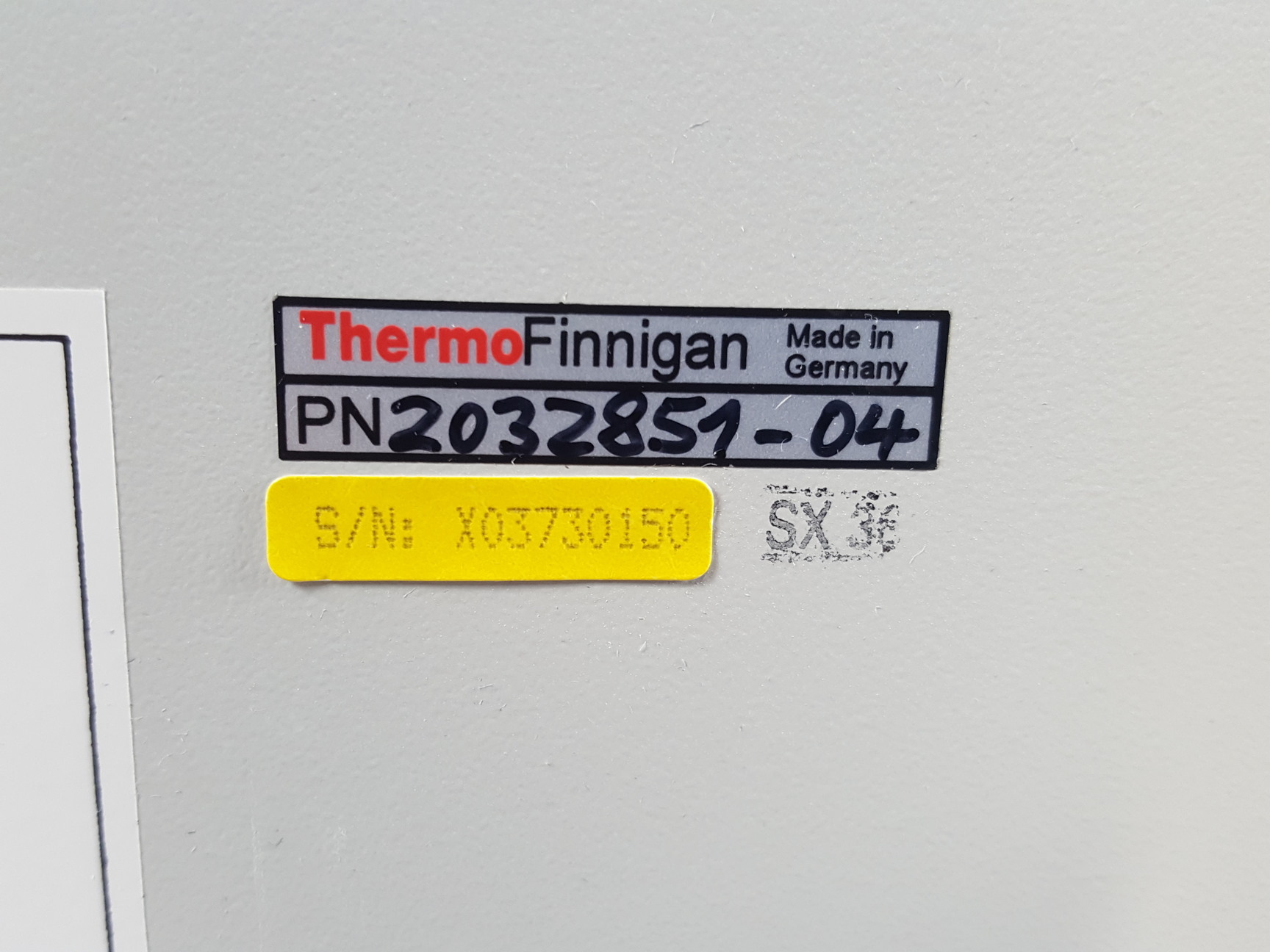 Image of Thermo Finnigan Trace GC Ultra, Delta Plus XP, Combustion 3, Lab