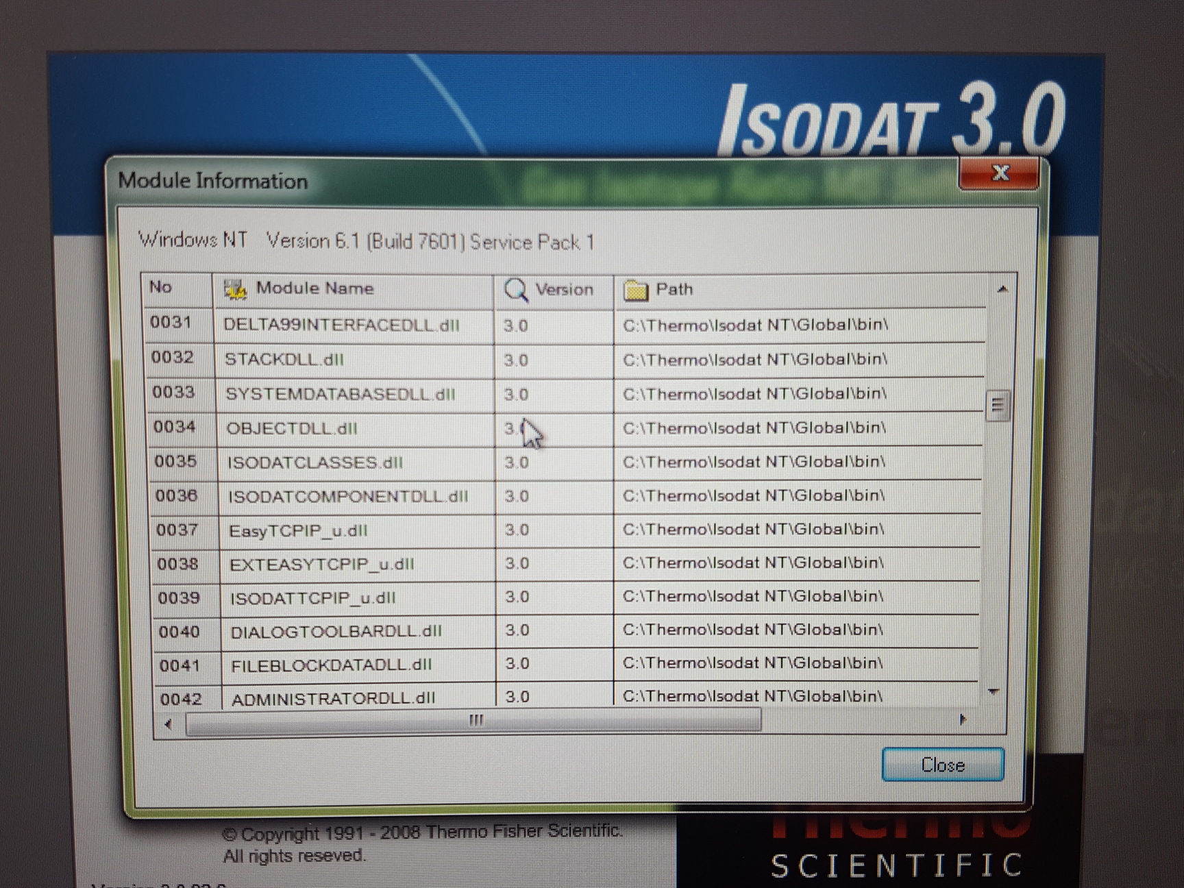 Image of Thermo Finnigan Trace GC Ultra, Delta Plus XP, Combustion 3, Lab