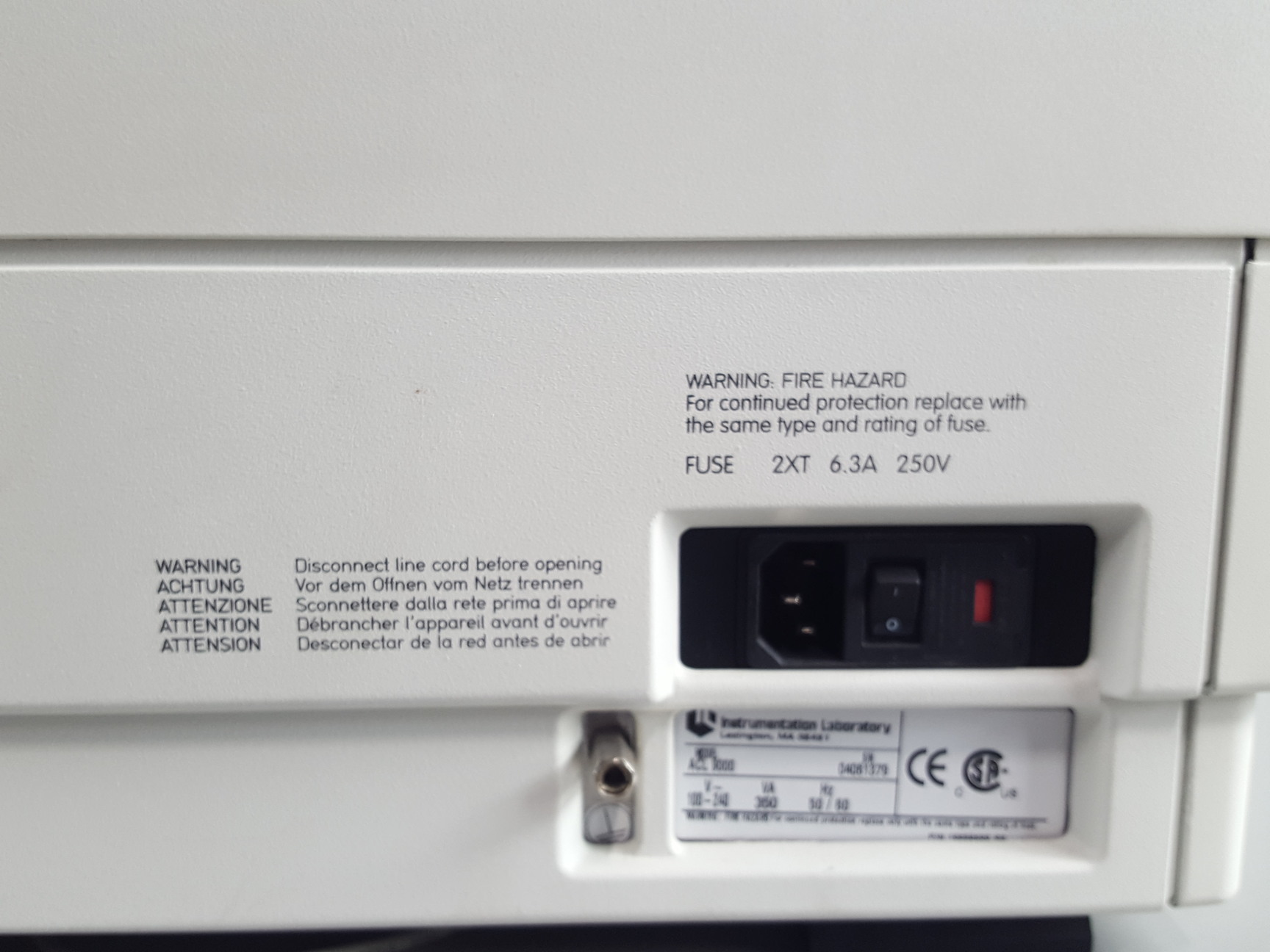 Image of Instrumentation Laboratory ACL 9000 Coagulation Analyser + Software Lab