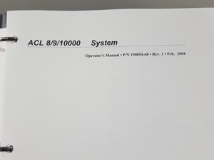 Thumbnail image of Instrumentation Laboratory ACL 9000 Coagulation Analyser + Software Lab