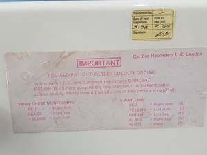 Thumbnail image of Cardiac Recorders Ltd Cardiorater CR7 Lab