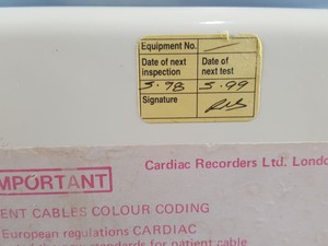 Thumbnail image of Cardiac Recorders Ltd Cardiorater CR7 Lab