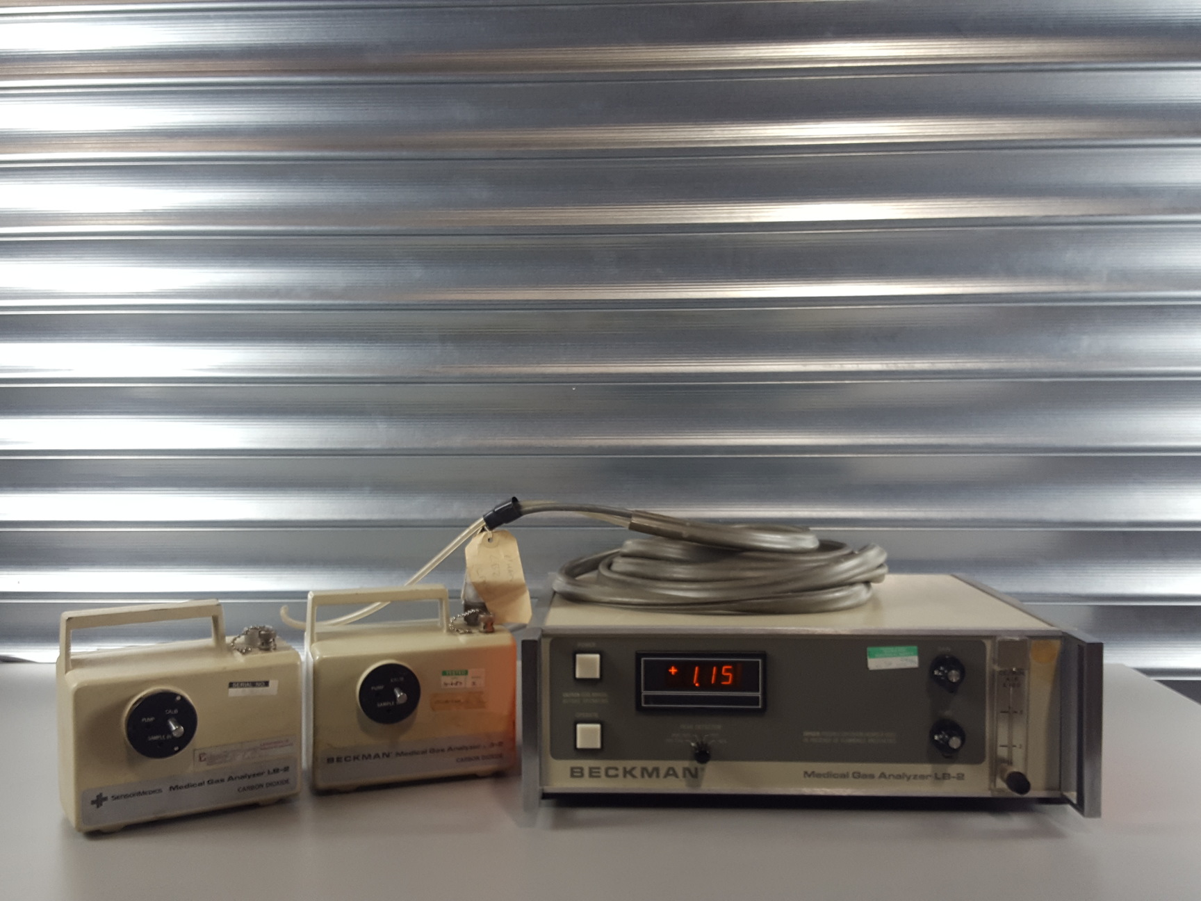 Image of Beckman Medical Gas Analyser LB-2 3-2 System Model 240m Carbon Dioxide Lab