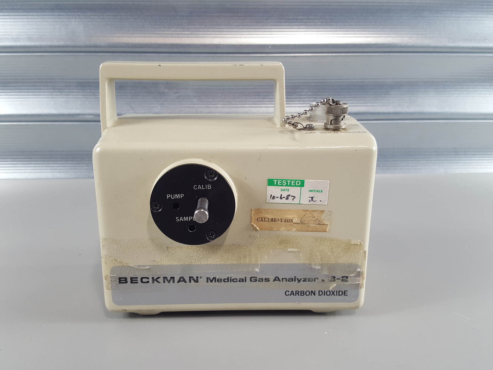 Image of Beckman Medical Gas Analyser LB-2 3-2 System Model 240m Carbon Dioxide Lab