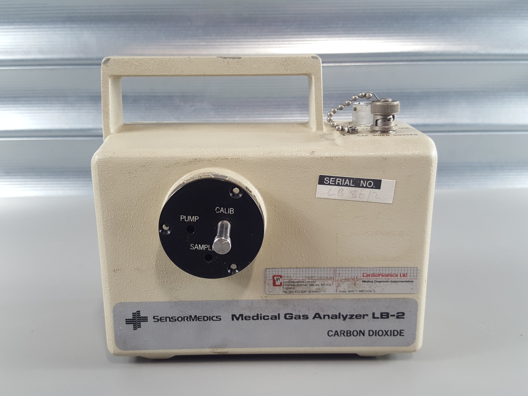 Image of Beckman Medical Gas Analyser LB-2 3-2 System Model 240m Carbon Dioxide Lab