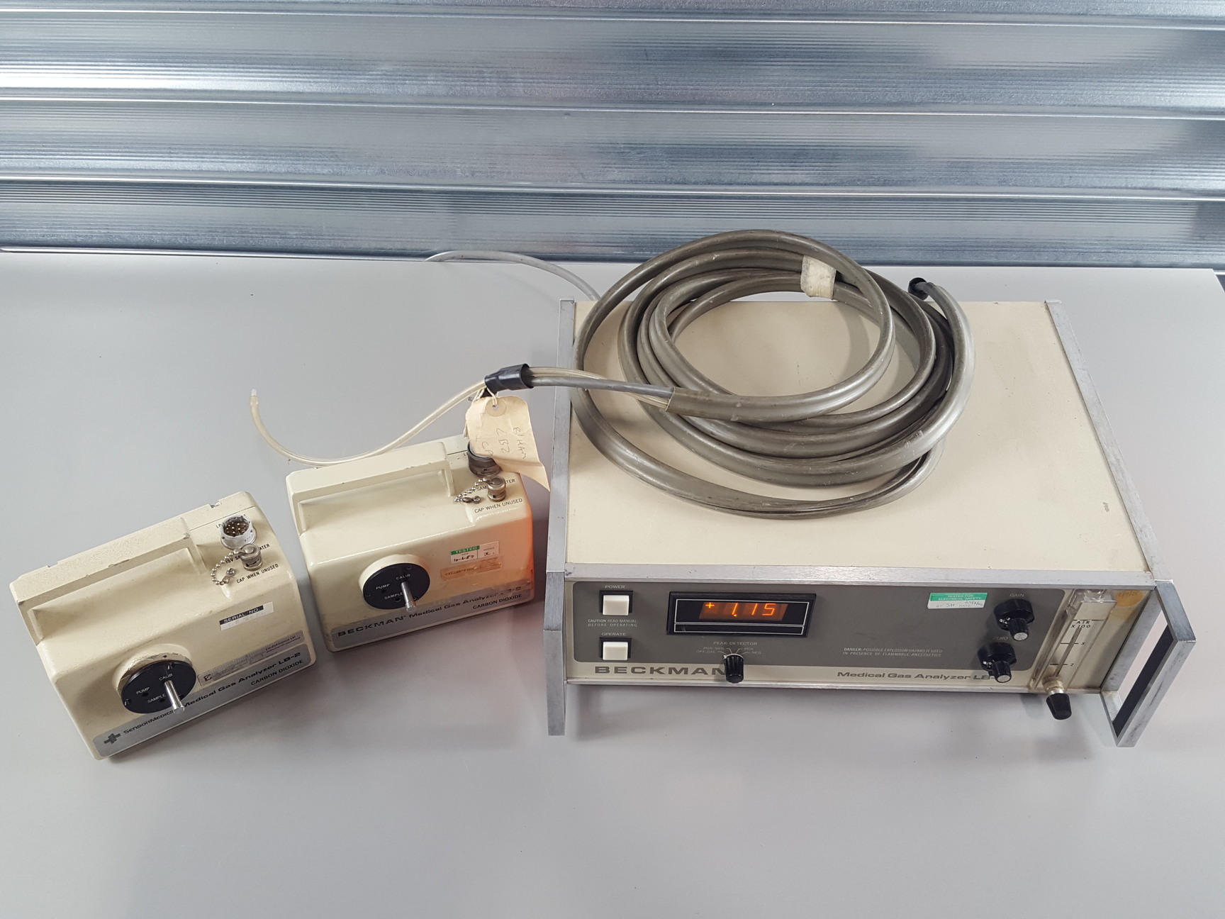 Image of Beckman Medical Gas Analyser LB-2 3-2 System Model 240m Carbon Dioxide Lab