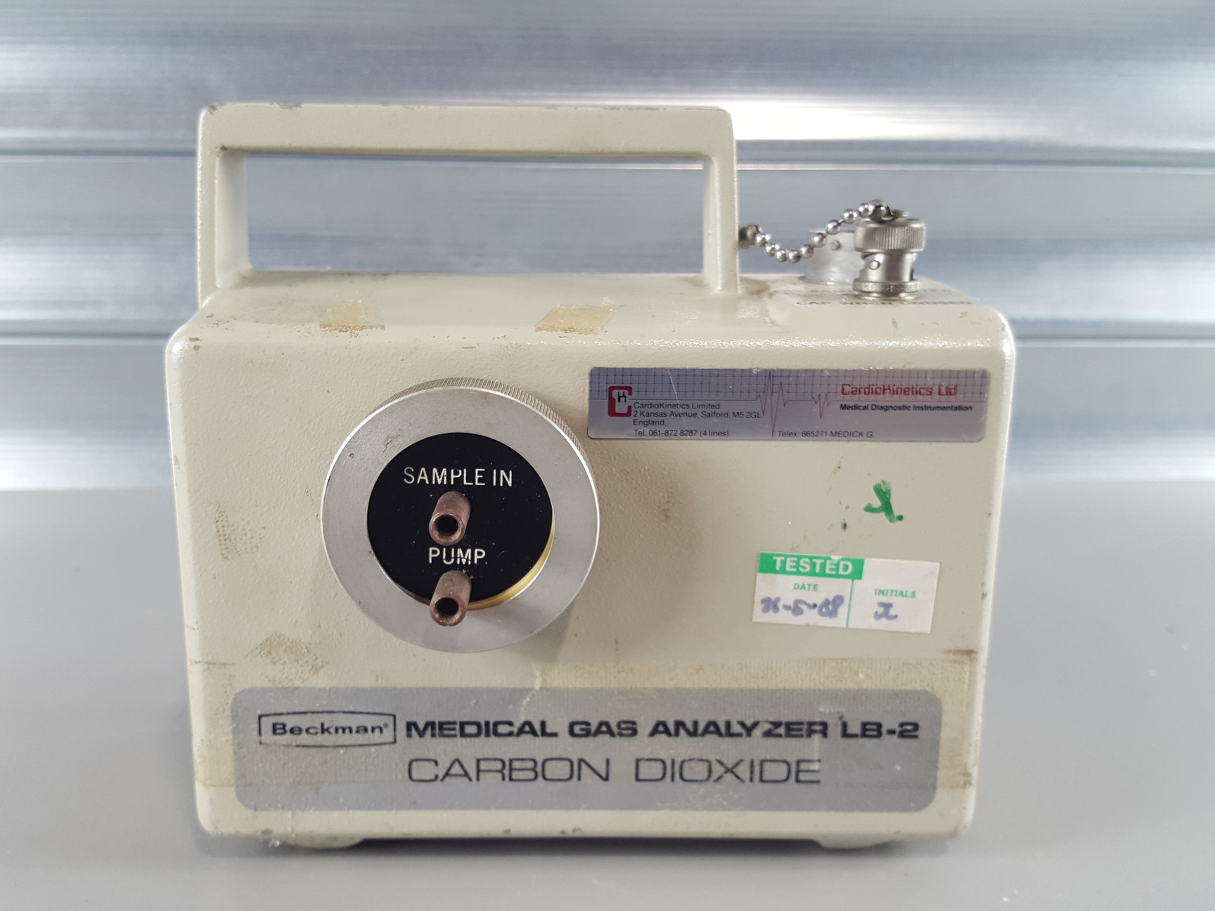 Image of Beckman Medical Gas Analyzer Analyser LB-2 System. Model 240M Sensormedics Lab