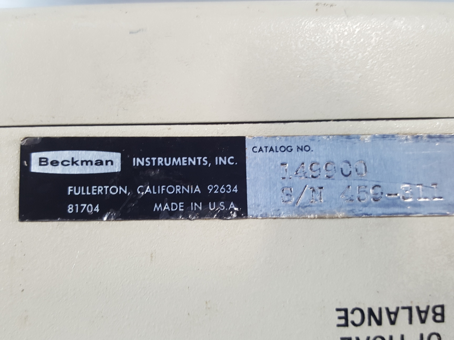 Image of Beckman Medical Gas Analyzer Analyser LB-2 System. Model 240M Sensormedics Lab