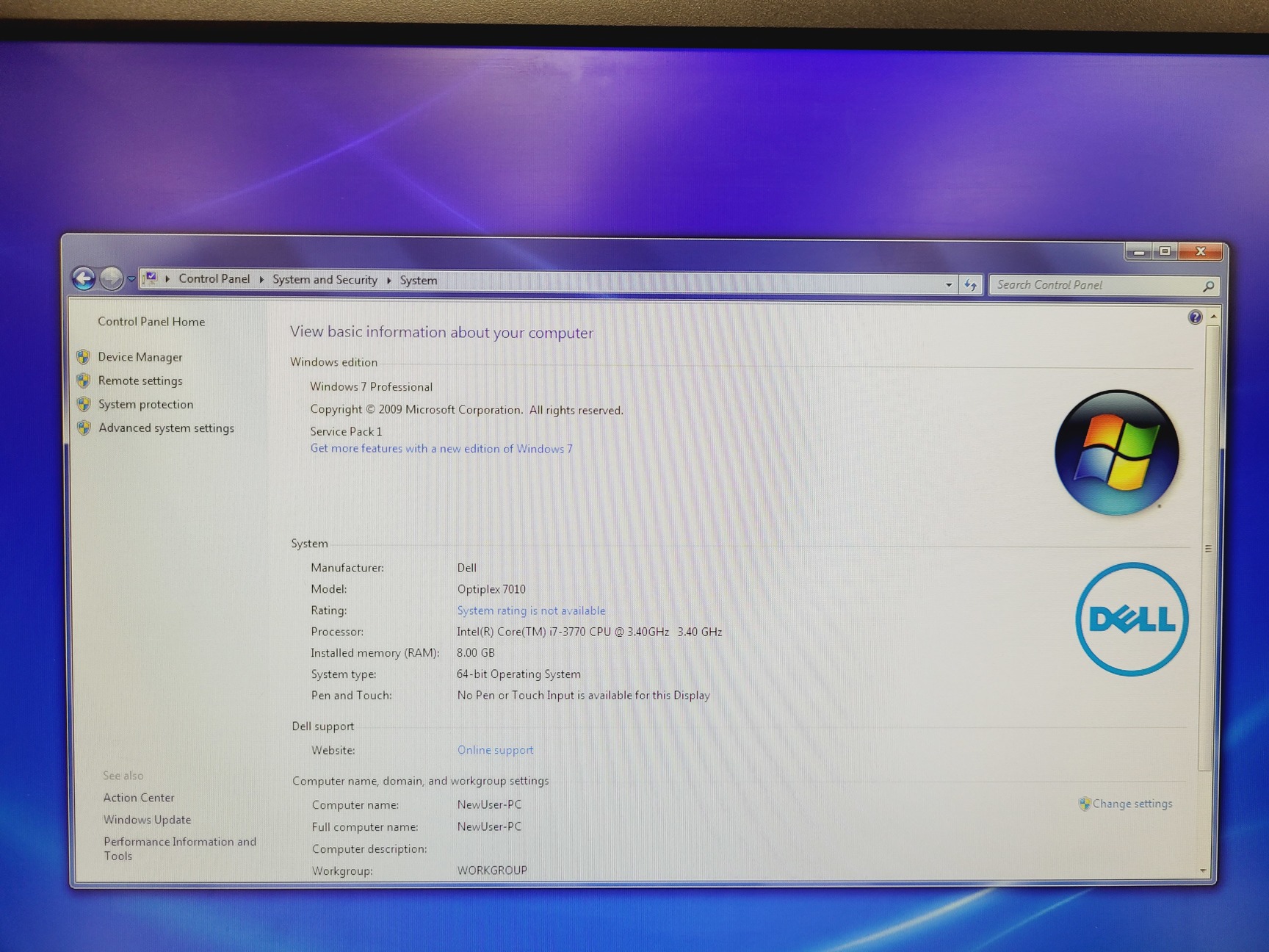 Image of Applied Biosystems AB 7500 Fast Real-Time PCR System with Dell PC & Software Lab