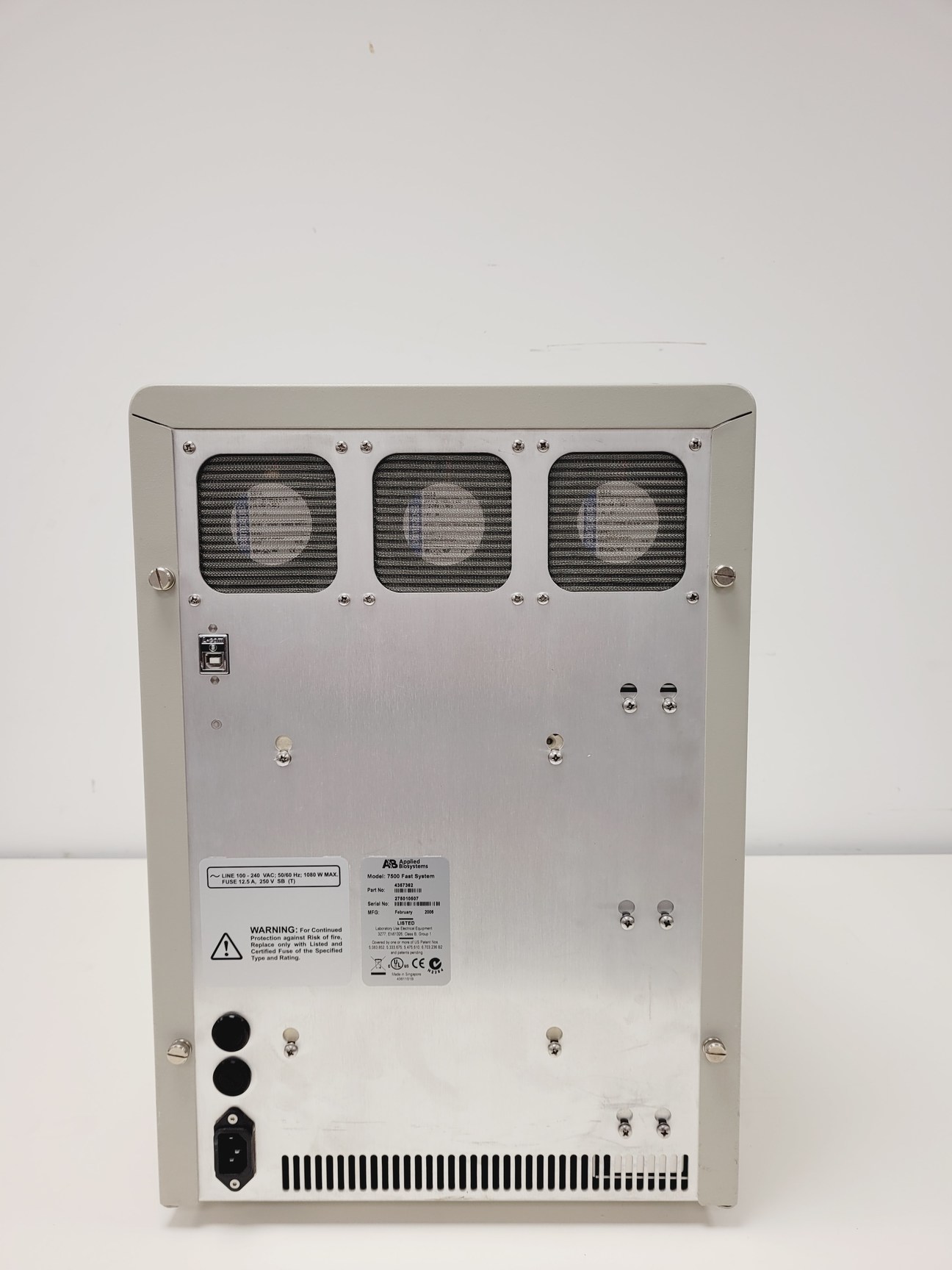 Image of Applied Biosystems AB 7500 Fast Real-Time PCR System with Dell PC & Software Lab