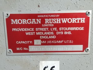Thumbnail image of Morgan Rushworth BP50 50" Box & Pan Folding Sheet Metal BP50/12/49730696/797