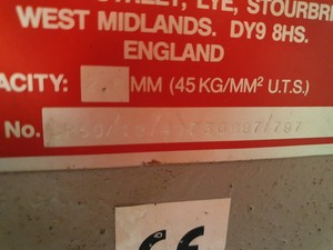 Thumbnail image of Morgan Rushworth BP50 50" Box & Pan Folding Sheet Metal BP50/12/49730696/797