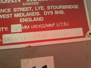 Thumbnail image of Morgan Rushworth BP50 50" Box & Pan Folding Sheet Metal BP50/12/49730696/797