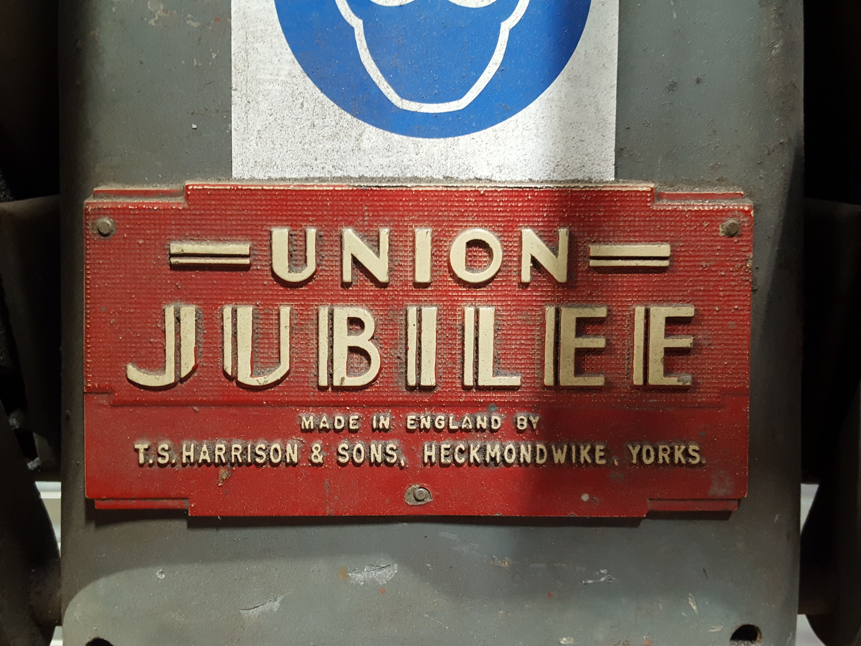 Image of Union Jubilee 10” Pedestal Grinder / Abrasive Wheel Machine 2483rpm 