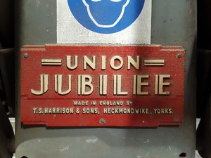 Thumbnail image of Union Jubilee 10” Pedestal Grinder / Abrasive Wheel Machine 2483rpm 