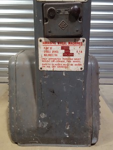 Thumbnail image of Union Jubilee 10” Pedestal Grinder / Abrasive Wheel Machine 2483rpm 